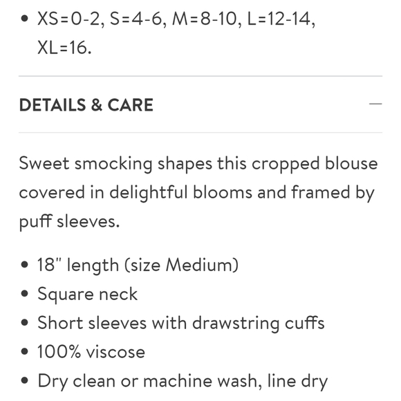 New Free People Puff Sleeve Crop Top Size M - Picture 9 of 15